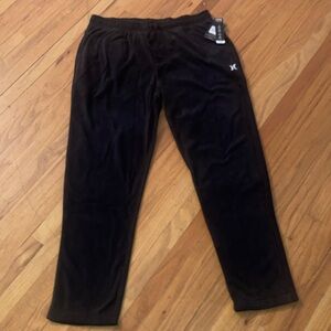Men’s Hurley Super Soft 360 Drawcord X Large Fleece Black Lounge Pants